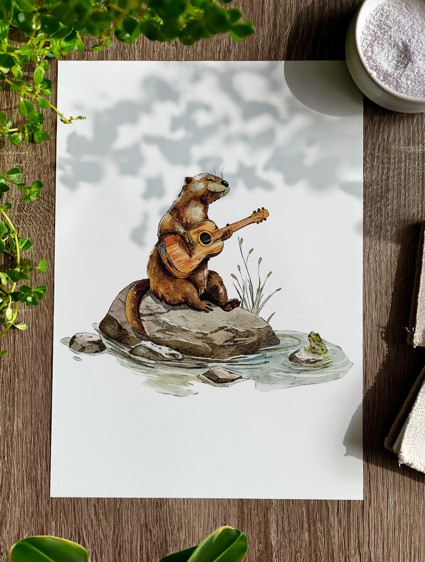 The Otter Bard | Art Print