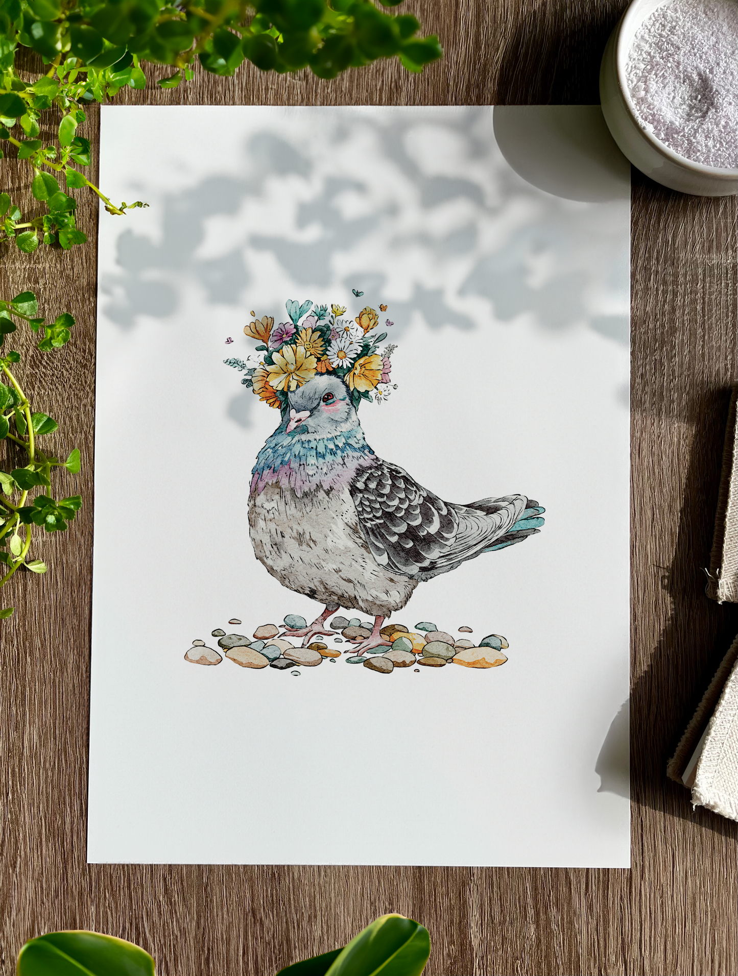 A Pretty Pigeon | Art Print