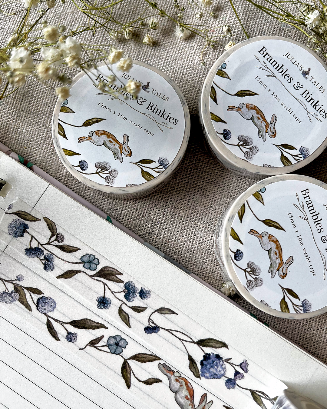 Brambles & Binkies | Washi Tape | 15mm x 10m