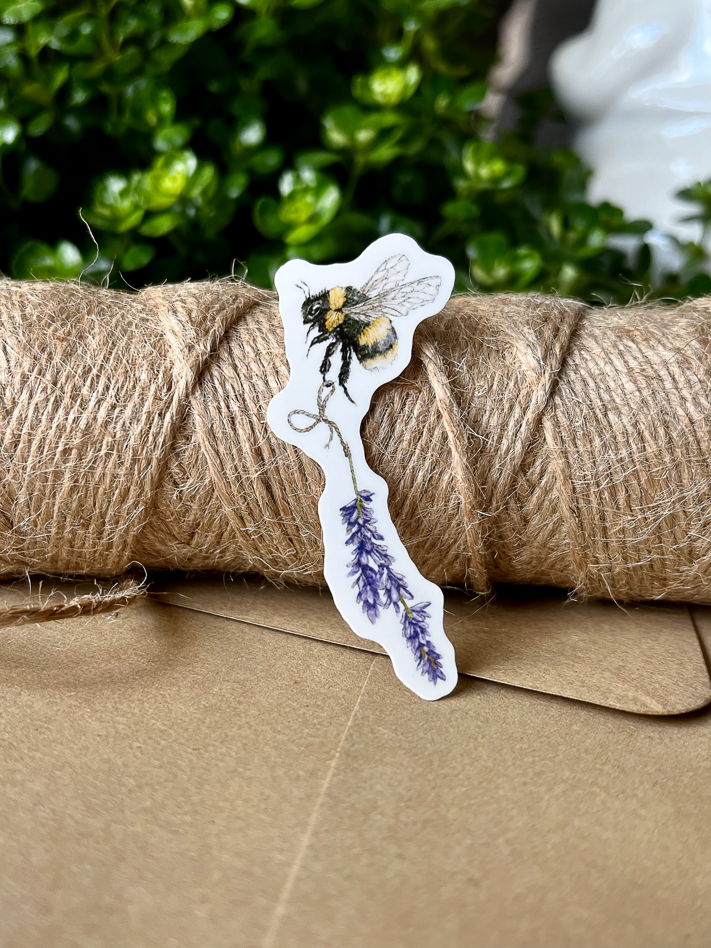 The Lavender Bee | Vinyl Sticker | 2"