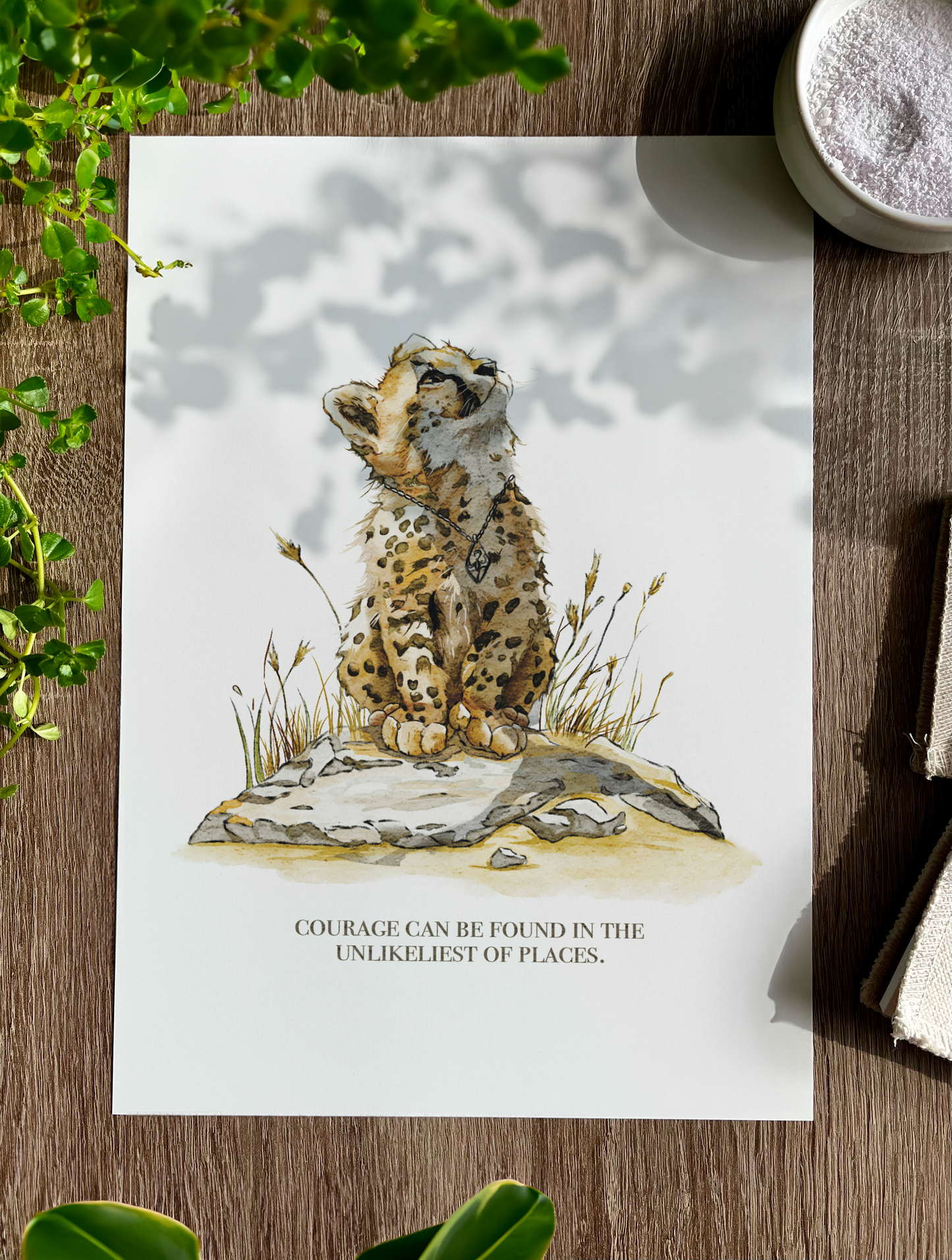 The Cheetah-born Comes | Art Print