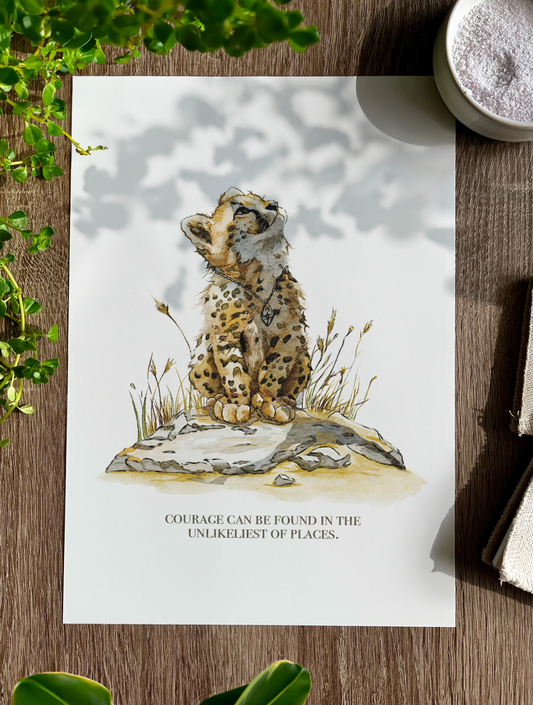 The Cheetah-born Comes | Art Print