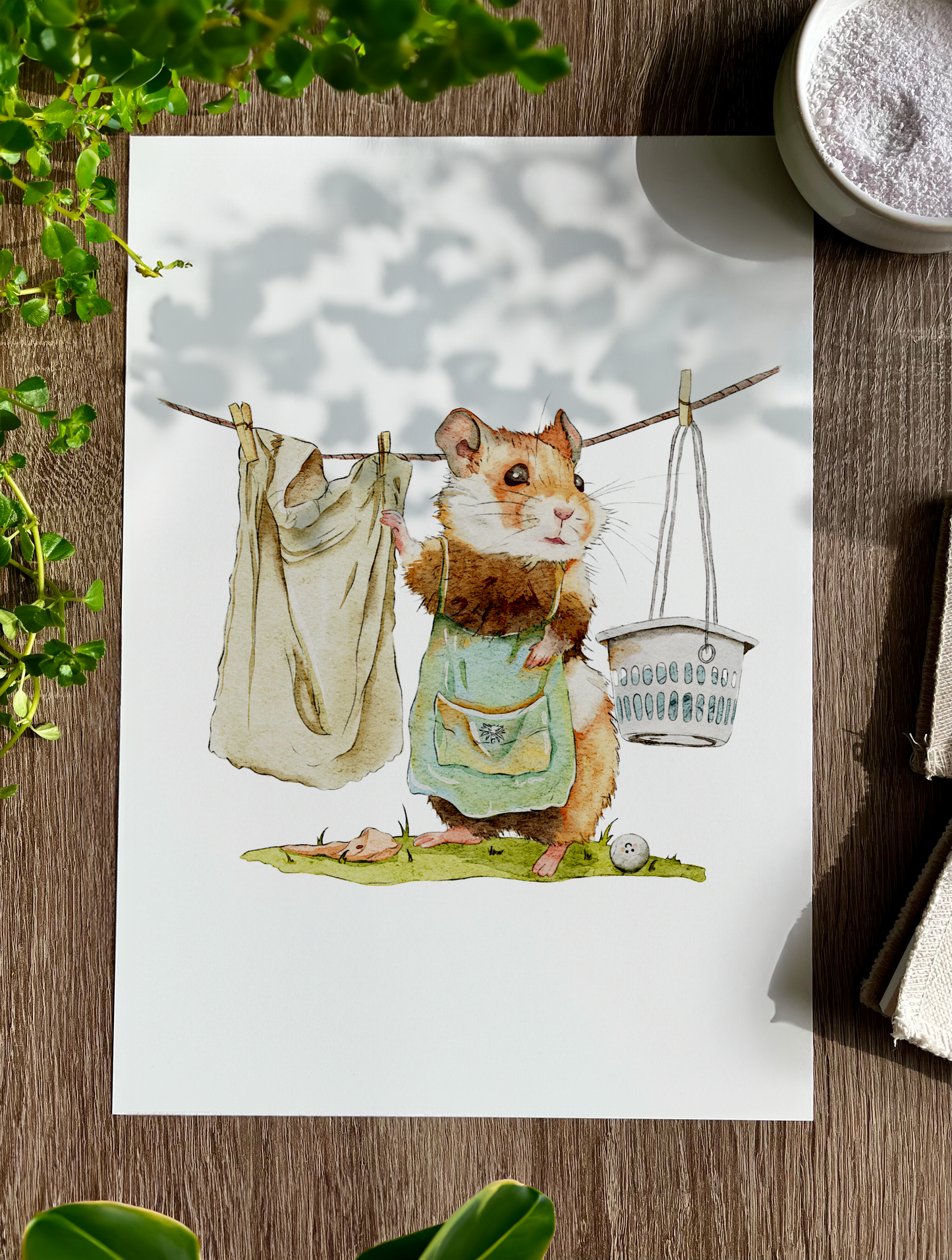 The Responsible Hamster | Art Print