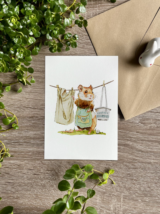 The Responsible Hamster | Art Print