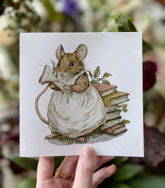 The Bookkeeper | Greeting Card & Envelope
