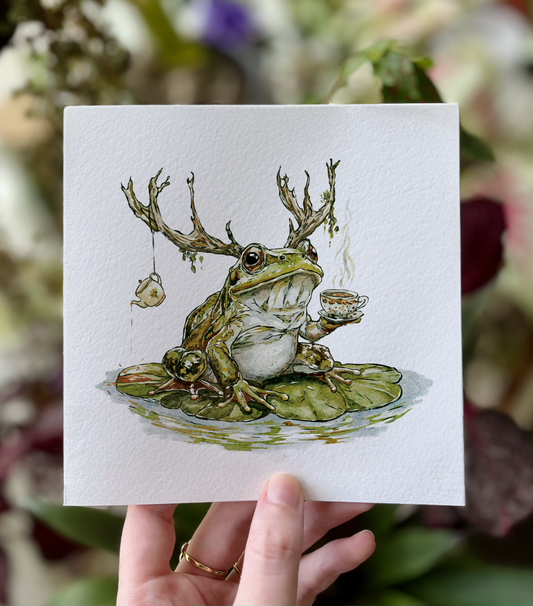 The Toad Guardian | Greeting Card & Envelope