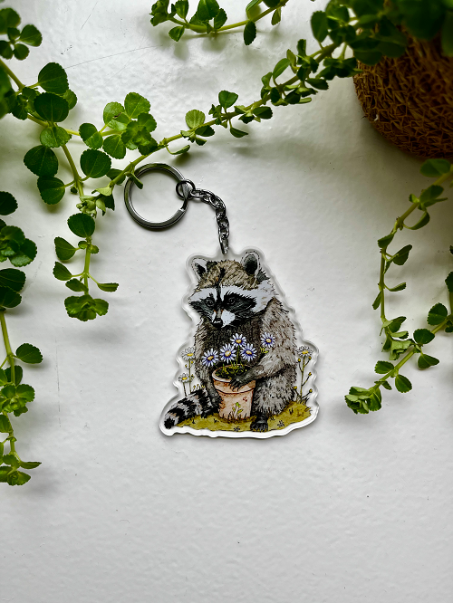 Your Wellness Raccoon - Julia Hope Aspinall - cute animal illustrations