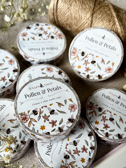 Pollen & Petals | Washi Tape | 15mm x 10m