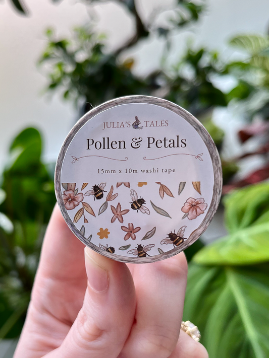 Pollen & Petals | Washi Tape | 15mm x 10m