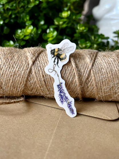 The Lavender Bee | Vinyl Sticker | 2"