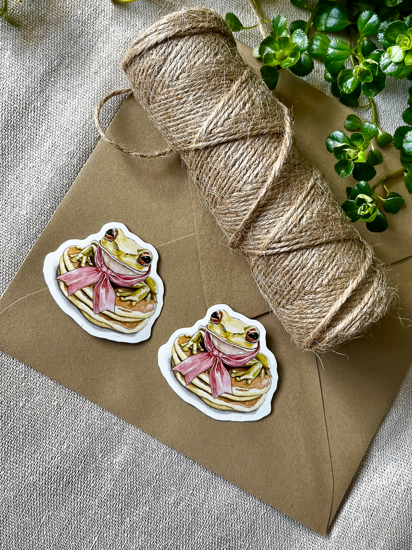 The Pancake Frog | Vinyl Sticker | 2"