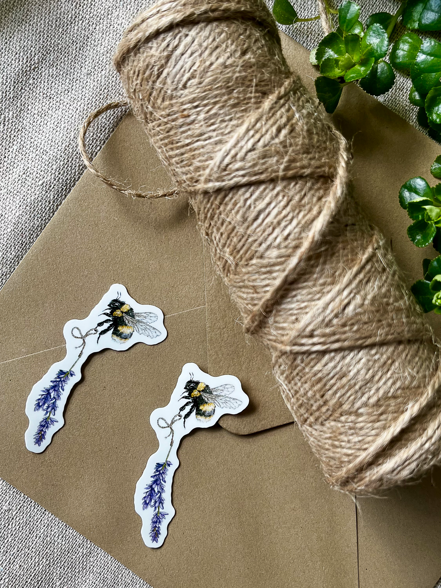 The Lavender Bee | Vinyl Sticker | 2"