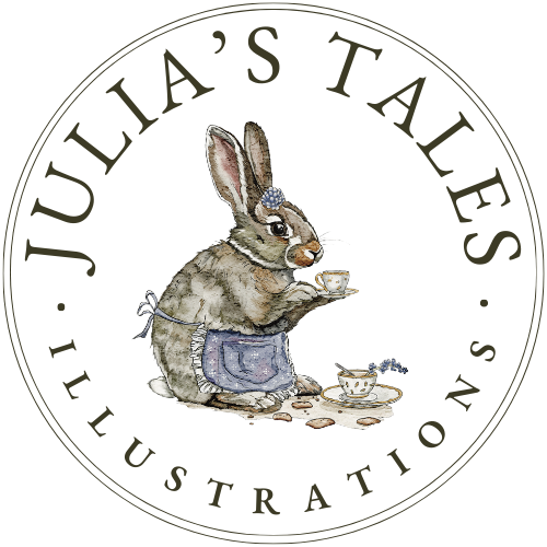 Logo of Julia's Tales Illustrations by Artist Julia Hope from the Netherlands 